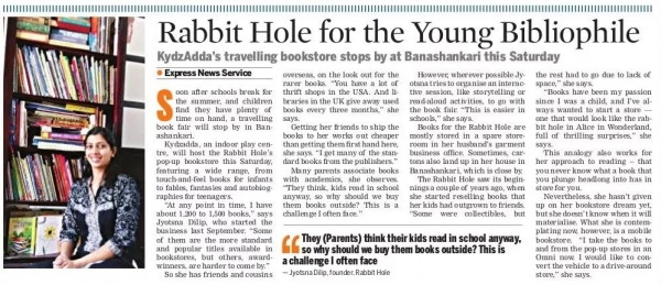 Meet Entrepreneur Jyotsna Dilip Who Runs A Travelling Bookstore For Children